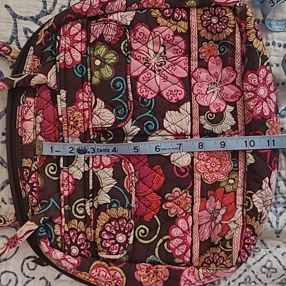 Vera Bradley Mod Floral Shoulder Hand Bag Purse - Picture 7 of 10